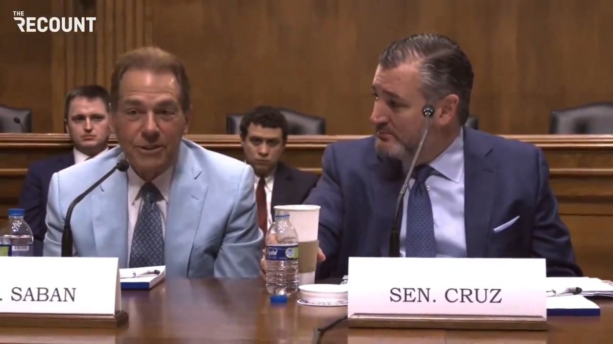 Nick Saban said on Capitol Hill today he retired to a large degree because of NIL and all players care about now is getting paid.