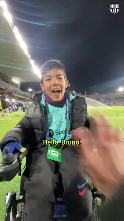 🙌 Bruno's prediction for #BarçaNapoli in the UEFA Champions League! 🫶