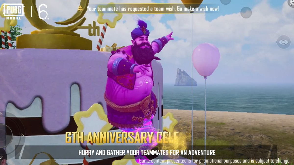 🎉 Dive into the excitement of #PUBGMOBILE's 6th Anniversary Version! Explore the Skyhigh Spectacle-themed mode &amp; embark on a magical adventure with the Genie to uncover treasures. 📲 #SkyhighSpectacle #goldenmoon2024 #PUBGMOBILEC6S17