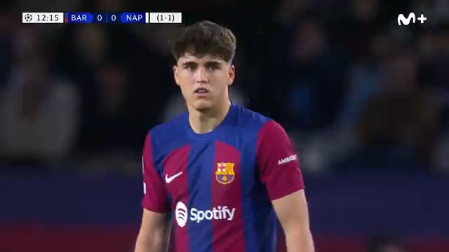 🌟 Pau Cubarsí vs. Nápoles #UCL #LaCasaDelFútbol