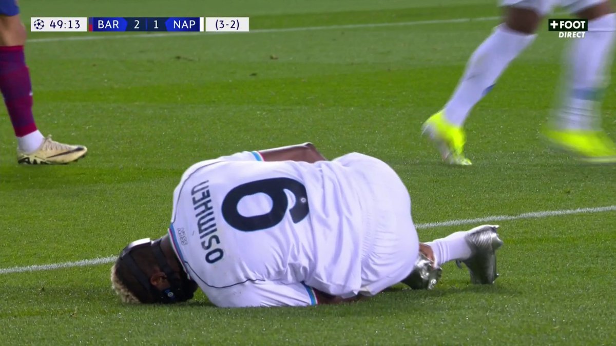 Et si le Barça / Naples avait basculé sur cette situation litigieuse dans la surface sur Osimhen 👀 Penalty ou pas selon vous ❓ #BarcaNapoli | #UCL