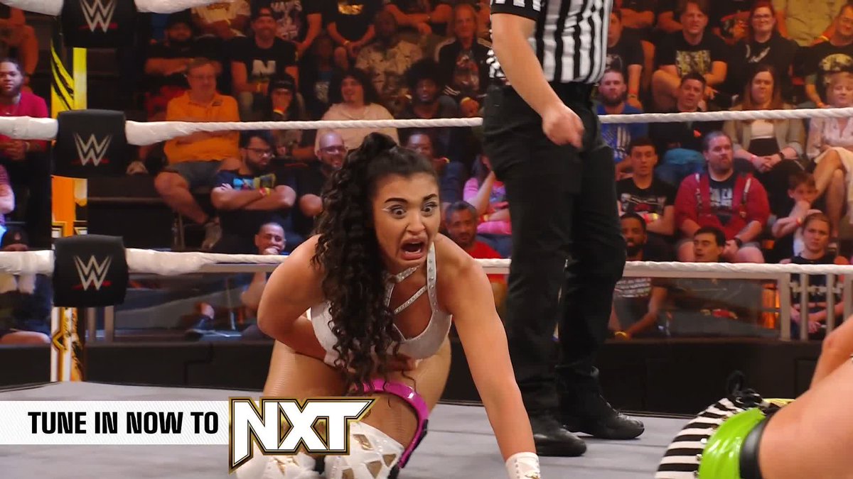 Not like this! ¯\(°_o)/¯ just got disqualified and now has to get a makeover from Arianna Grace... 😬 #WWENXT