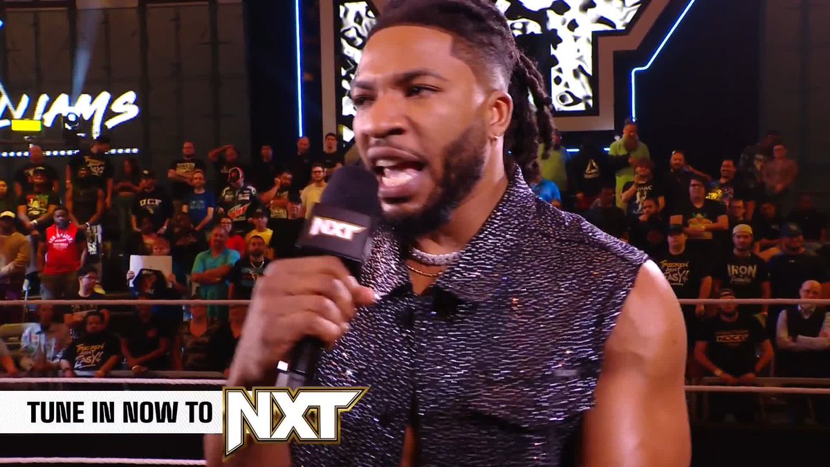 LET'S GO!!!! Trick Williams just challenged Carmelo Hayes to a match at #StandAndDeliver! #WWENXT