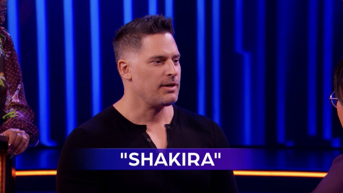 The Password is… @Shakira! 💃 JOE MANGANIELLO #PASSWORD