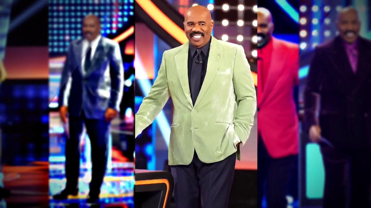 Steve Harvey Steve Harvey, who has hosted Family Feud for 15 seasons, sits down with Donna Farizan on the game show’s iconic set to talk about the longevity of the series.