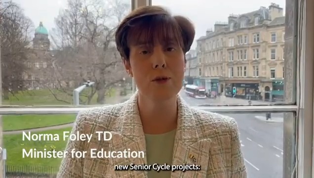 Minister Norma Foley T.D invites schools to apply to join the rollout of the new Leaving Certificate subjects on drama and climate action. Press release 👉 #edchatie #schools