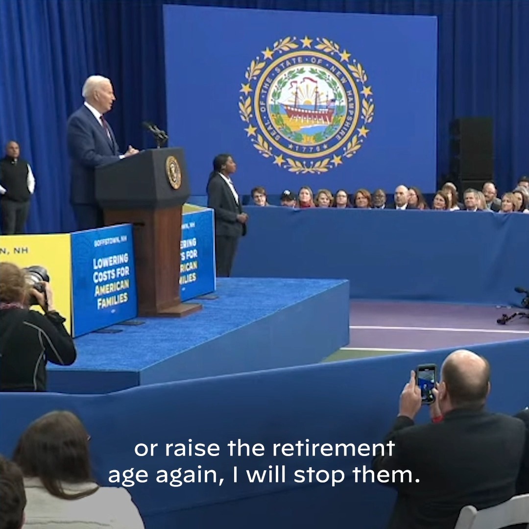 Trump wants to put Social Security and Medicare on the chopping block. Not on my watch.
