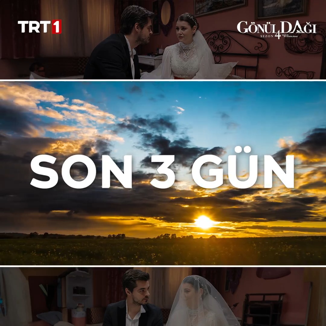 “Sen benim kalbimsin…” #SelTan 🌸 Son 3 Gün. ⌛️ #GönülDağı yeni bölümüyle cumartesi saat 20.00’de #TRT1’de! 📺 TRT 1
