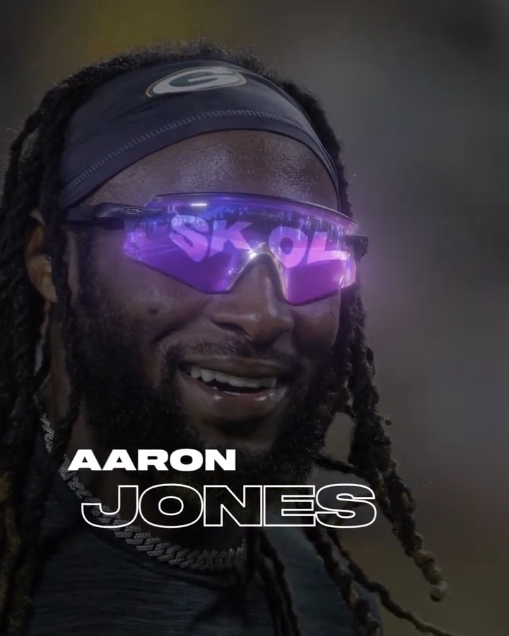 Glad to have this guy on our side. Aaron Jones 3️⃣3️⃣