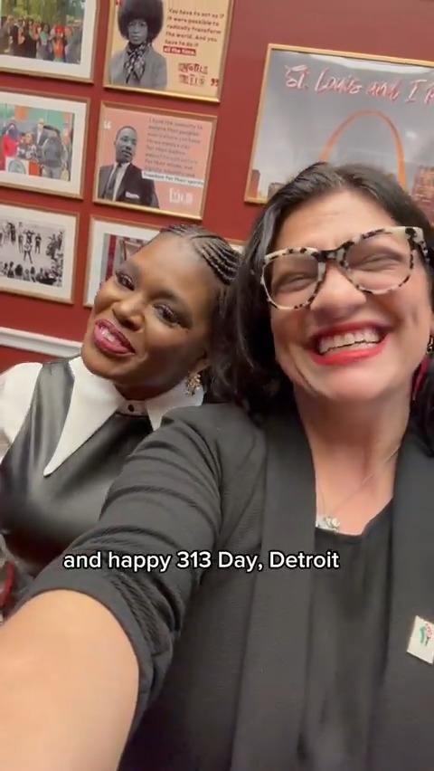 Happy 313 Day, Detroit! Happy 314 Day, St. Louis! Your Congresswomen love you 💜