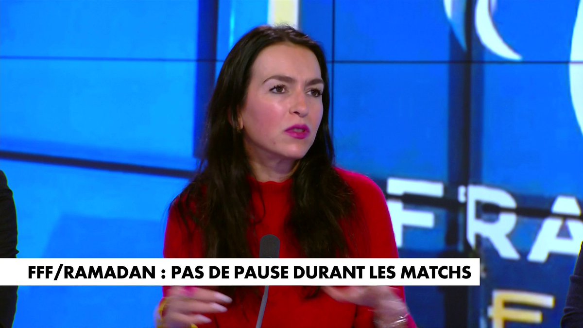 La journaliste politique Tatiana Renard-Barzach est revenue sur le refus de la FFF d’autoriser les pauses pendant les matchs en période de ramadan : «On crée une sorte de précédent, une rupture d’égalité» dans #SoirInfo