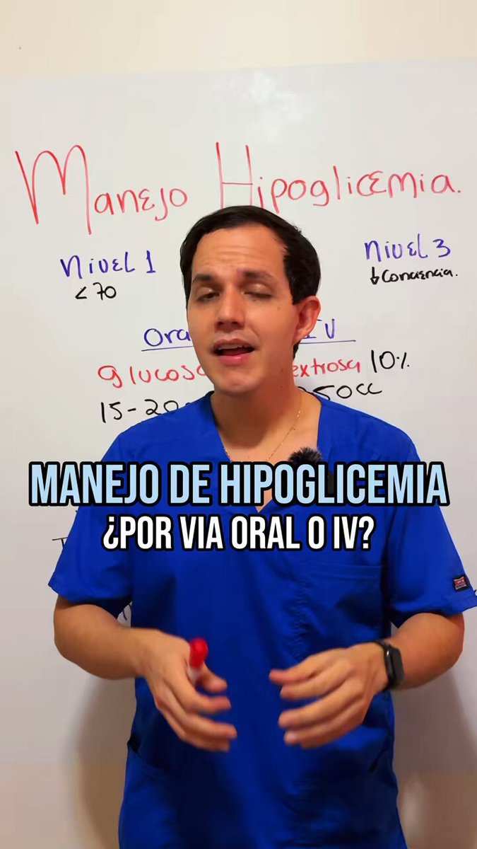 MANEJO DE HIPOGLUCEMIA 🍬🍭