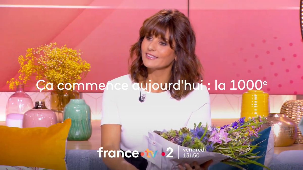 ✨ Ça commence aujourd’hui fête sa 1 000e émission ! 👉 Retrouvez Faustine Bollaert demain à 13h50 en direct sur France 2 et pour des surprises et beaucoup d’émotions à l'occasion de cet anniversaire spécial de #CCA !