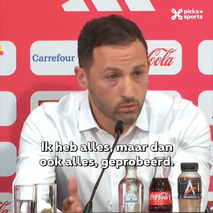 🗣️ | "Ik heb alles, maar dan ook alles, geprobeerd" 😒 🤔 Komt het ooit nog goed tussen bondscoach Domenico Tedesco en Thibaut Courtois 🤝❓ #pickxsports #brd #belgianreddevils #rodeduivels #tedesco #domenicotedesco #courtois #thibautcourtois