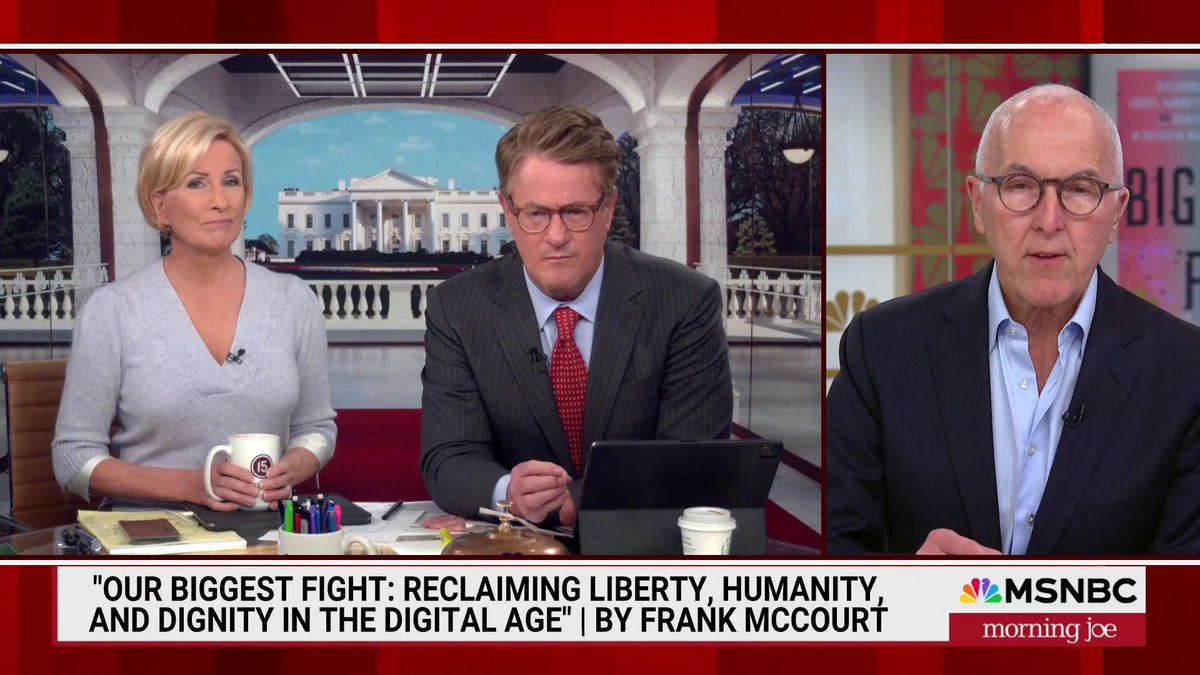 "We have become subjects in this digital age. Everything about us is now digitized. Our personhood is now owned by someone else... We are an IP address and we are being dragged into a future we don't want by machines." — Frank McCourt on data and the digital age