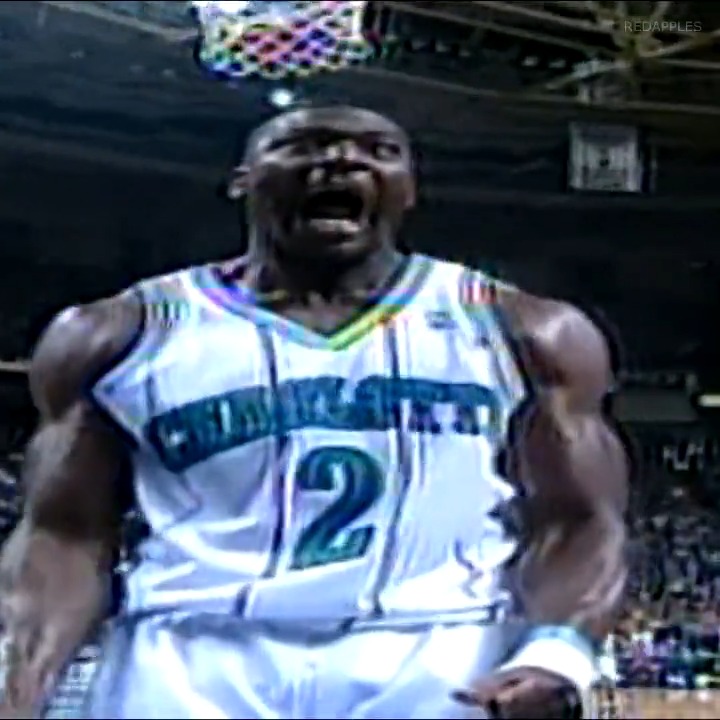 HBD GRANDMAMA LARRY JOHNSON 💪🏽 LEBRON: “My goodness! A straight up animal!" KENDALL GILL: “Think LeBron with Hakeem’s footwork & Shaq’s strength. Damn, he was beautiful to watch.”