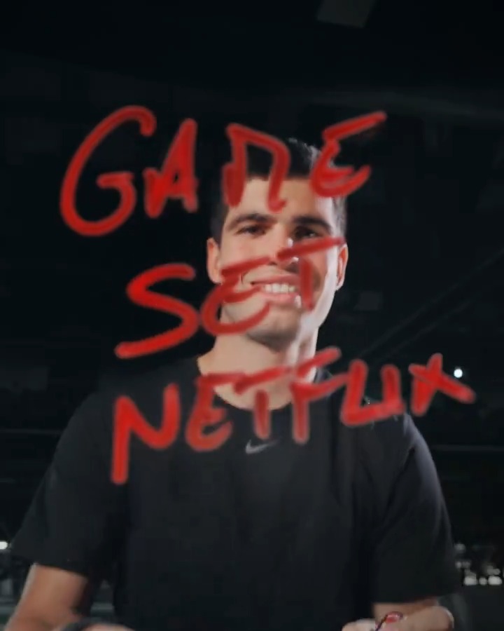 GAME. SET. NETFLIX. A Carlos Alcaraz docuseries is coming to Netflix in 2025!