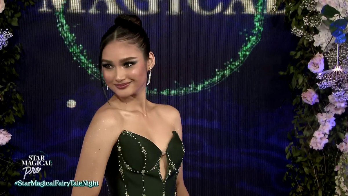 Karina Bautista, known for her role as Bougie in “Can’t Buy Me Love,” is looking fierce but beautiful on the ivory carpet of #StarMagicalProm2024. #StarMagicalFairyTaleNight