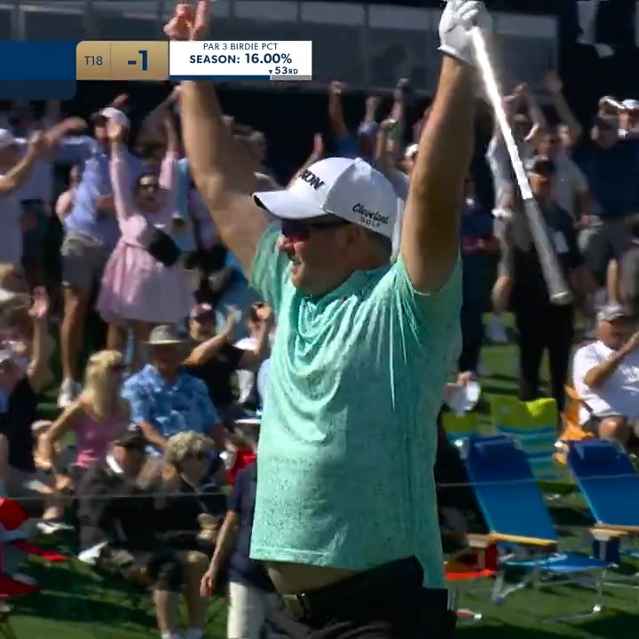 HOLE-IN-ONE FOR Ryan Fox! He lights up the Island Green THE PLAYERS ๐ฅ