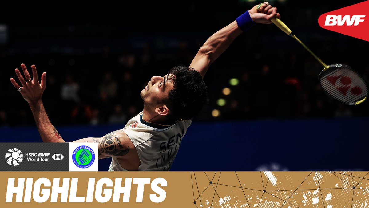 Impressive face-off as Lakshya Sen 🇮🇳 rivals Anders Antonsen 🇩🇰. #BWFWorldTour #AllEngland2024