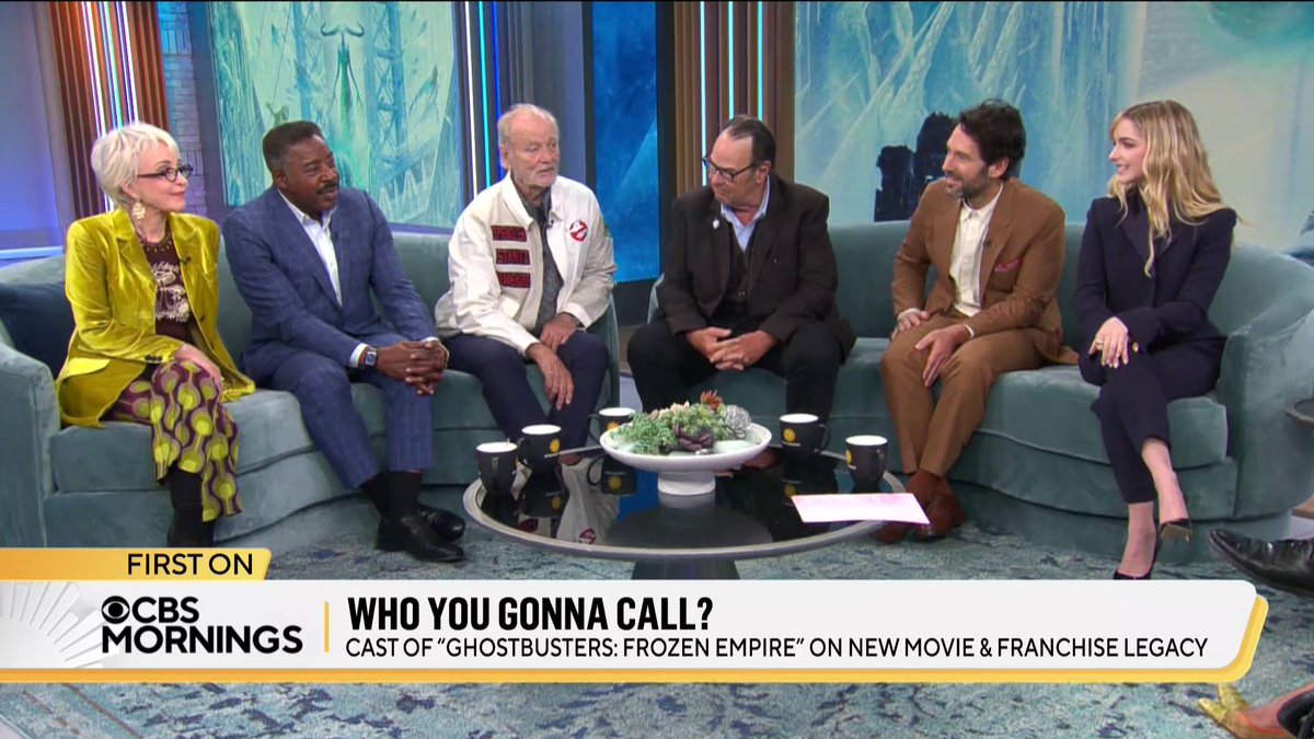 Do all of the #Ghostbusters have the same favorite line from the classic movie? The cast of Ghostbusters: Frozen Empire shares their picks — and reveals the movie magic behind the proton packs.