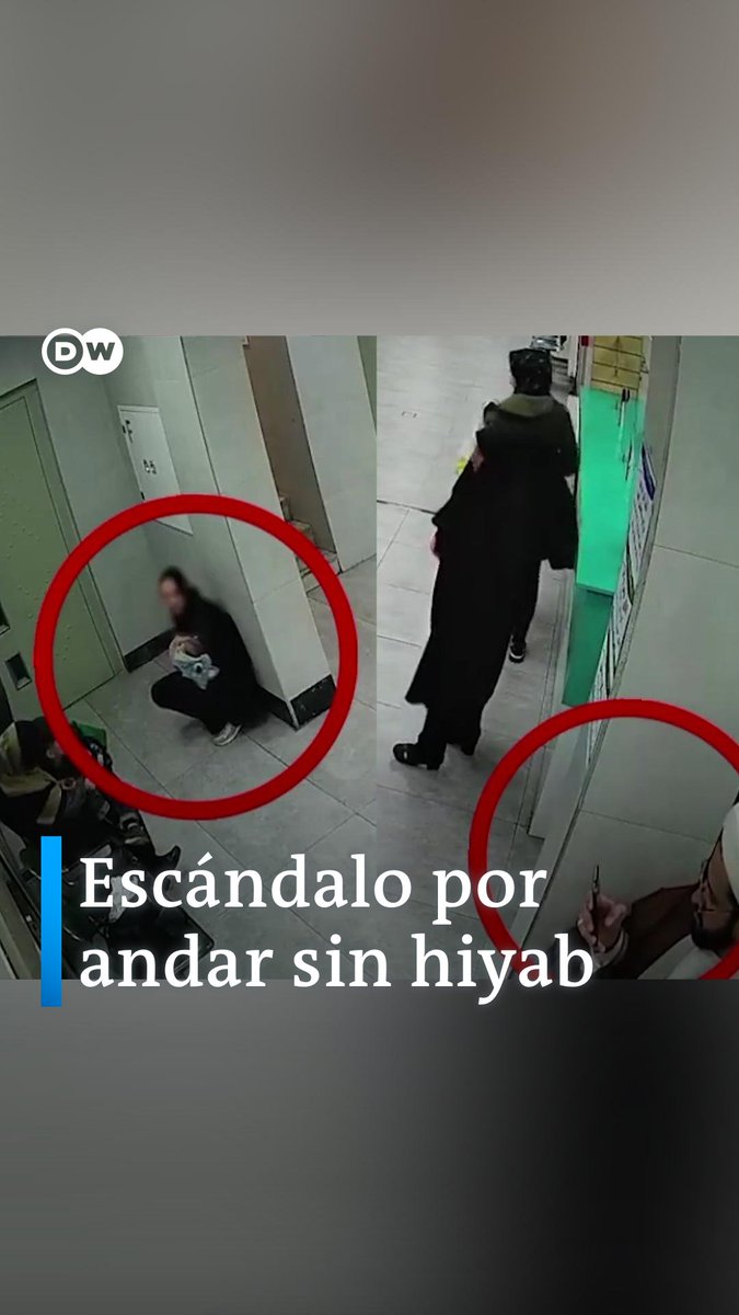 🇮🇷 | Mujer iraní enfrenta a un clérigo musulmán por fotografiarla sin velo islámico. En Irán es ilegal andar sin hiyab. Quienes incumplan la norma enfrentan hasta 10 años de prisión.