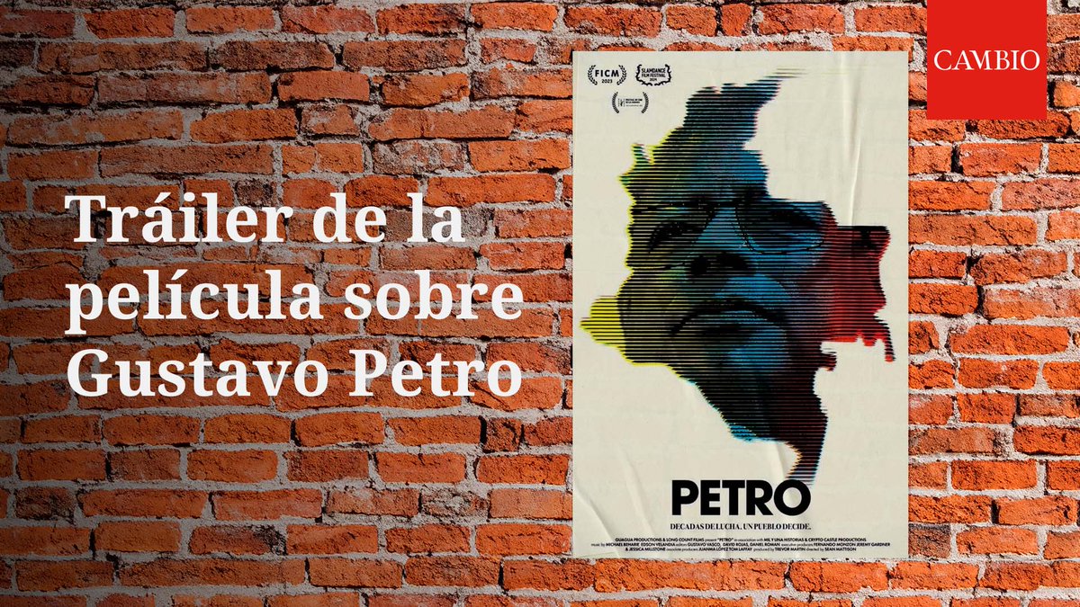 Tráiler de la película sobre Gustavo Petro El próximo 4 de abril la productora Trevor Martin, Guagua Productions & Long Count Films, en asocio con Mil y Una Historias y Crypto Castle Productions, estrenarán en las salas de cine el documental que presenta detalles inéditos de la trayectoria política de Gustavo Petro y del desarrollo de su campaña presidencial que lo llevó al poder en 2022. Vea la conversación con el director del documental en #CambioDeTema con Paola Herrera ‣