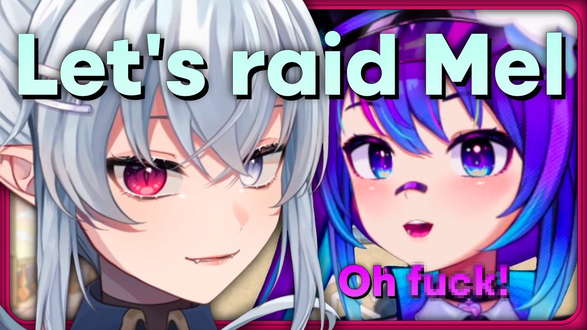 Geega raids Melody at an inopportune moment... #VShojo #GEEGA #ProjektMelody