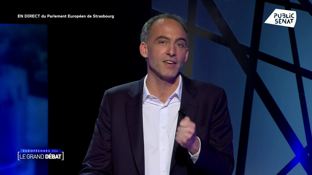 .Raphael Glucksmann : “L’Europe c’est ce qu’on en fait alors donnons lui le visage de la puissance et de la justice, ça se décide maintenant, c’est entre vos mains.” #LeGrandDebat #Europeennes2024