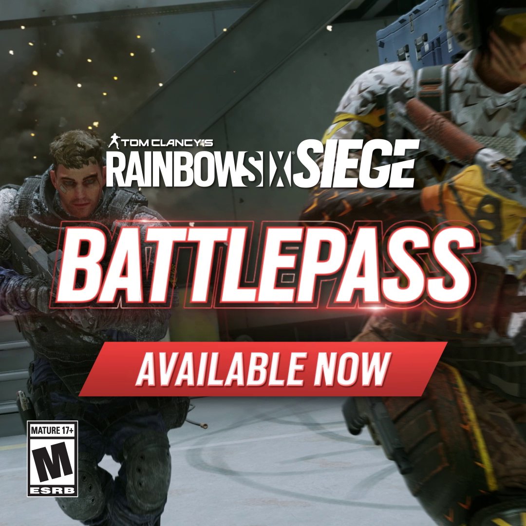 Get the predator-themed sets for Mira and Maverick, a Wild West set for Jäger, over 15 Bravo packs, and 600 credits back with the new Premium Battle Pass. Available Now! #RainbowSixSiege #BattlePass