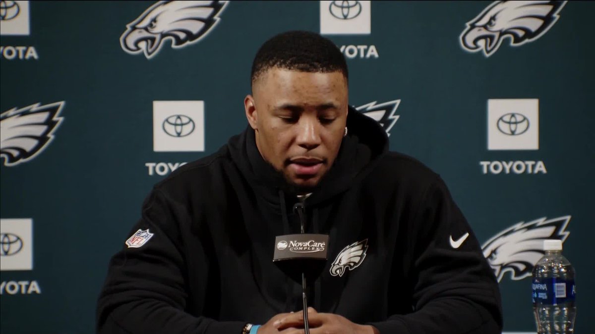 Saquon Barkley addresses Giants fans: "I got nothing but love and respect. I don't think I handled it the right way on social media, I could've given a proper goodbye...I'm forever grateful for the Giants fans."