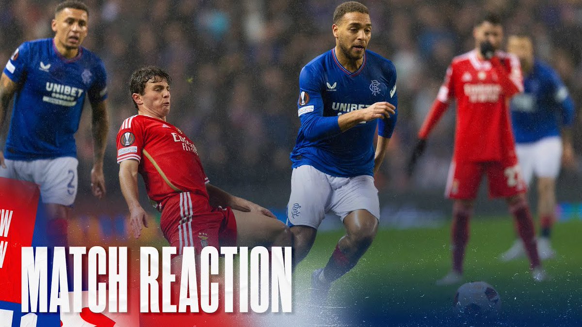🎙️ Cyriel Dessers spoke to RangersTV after tonight’s #UEL match against Benfica.