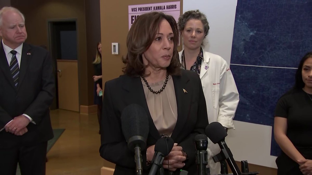 BREAKING: VP Harris just slammed MAGA Republicans for taking away women’s access to reproductive healthcare. Retweet to make sure all Americans see this.
