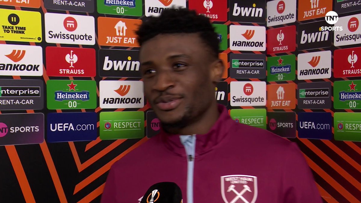 "That's Brazy!" Mohammed Kudus was shocked to find out how far out he was for his solo goal 🤣 #UEL