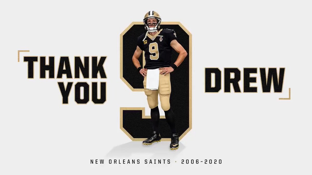 After 20 seasons &amp; 571 TDs, Drew Brees announced his retirement from the NFL three years ago 🫡