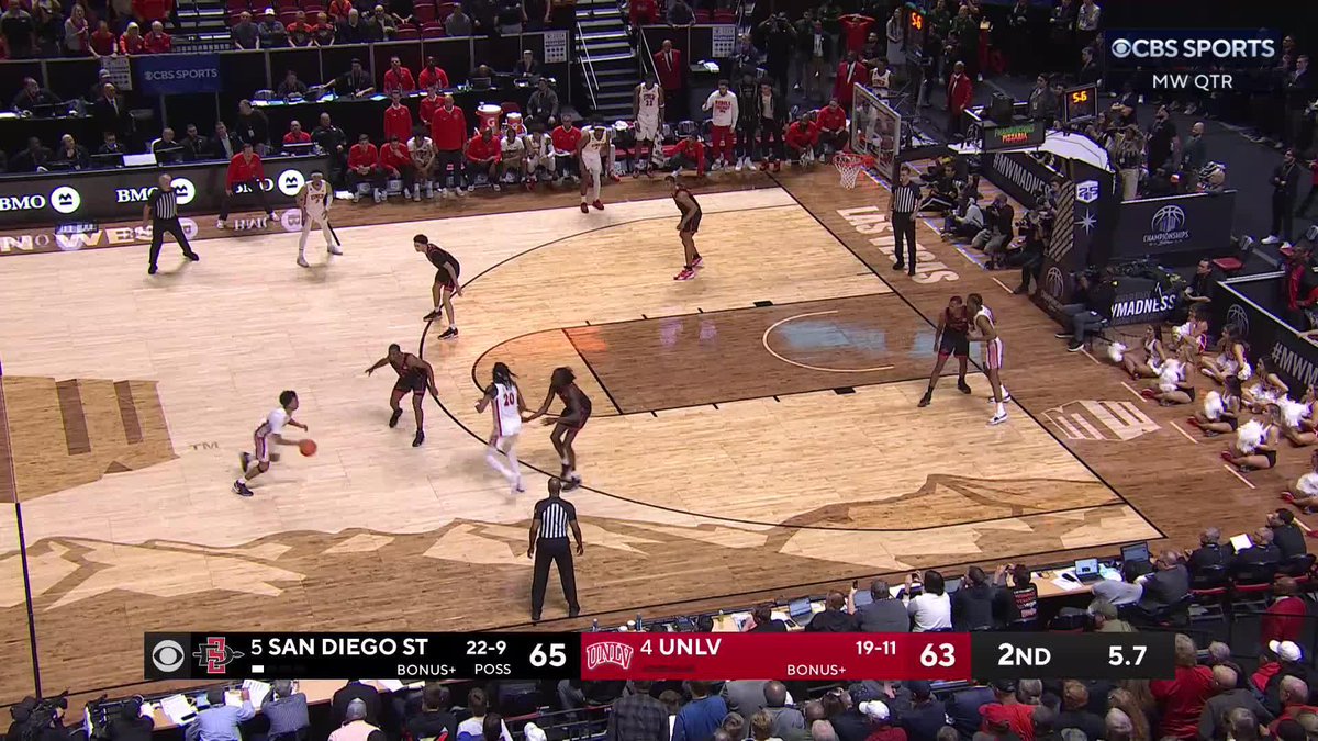 Don't count out the Rebs!!! @dedanthomasjr with a career-high 27 points and sends us to OT!! 📺 CBS Sports Network