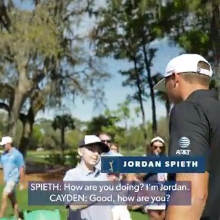 14-year-old Cayden's dream was to meet Jordan Spieth. A Tom Coughlin Jay Fund recipient with acute lymphoblastic leukemia, Cayden's dream came true at THE PLAYERS.