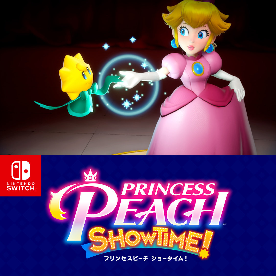ピーチがさまざまな姿に変身して乗っ取られた劇場を取り戻す。 『プリンセスピーチShowtime!』は3月22日発売。体験版も配信中。 #プリンセスピーチShowtime
