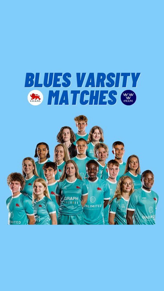 ⚽ It's matchday! Best of luck to our Cambridge University Association Football Club teams in their Varsity matches, as they take on Oxford at the home of Cambridge United FC 🗣️ Dami asks the Women's Blues co-captain Abbie about how the team has prepared for the big game. #VarsityMatches
