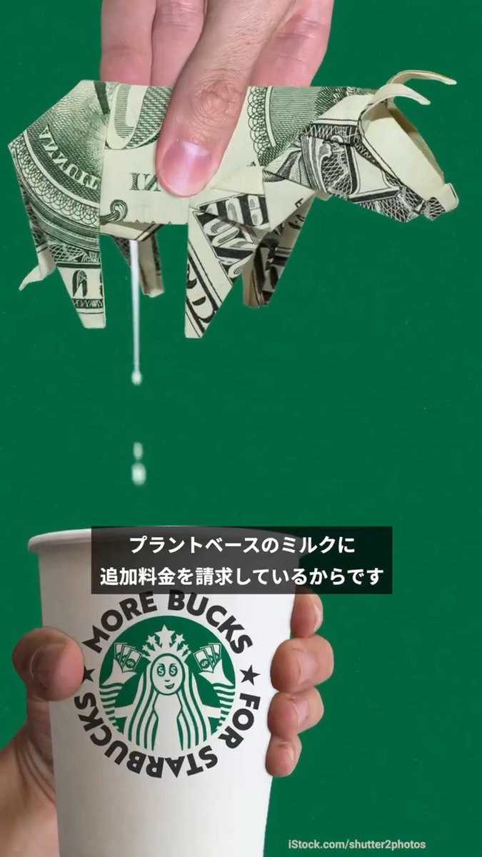 スターバックスは、親切で環境に優しい選択をした顧客に追加料金を課すべきではありません❌ 思いやりに追加料金を請求することは貪欲であり、倫理的に間違っているとスターバックスコーヒージャパン スターバックス コーヒー に伝えましょう🔽