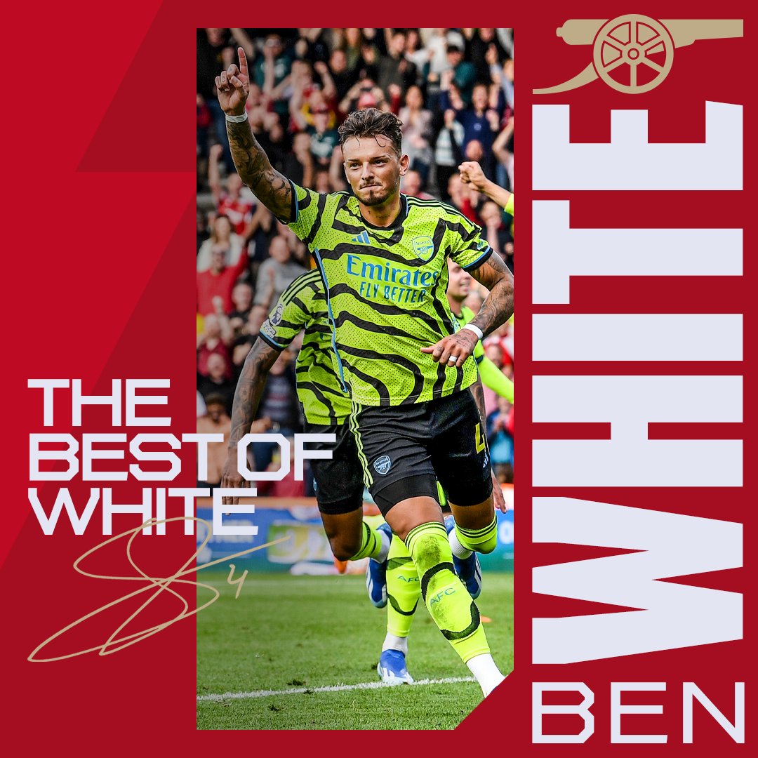 Warrior. Fighter. Winner. The best of Ben White in an Arsenal shirt so far 👇