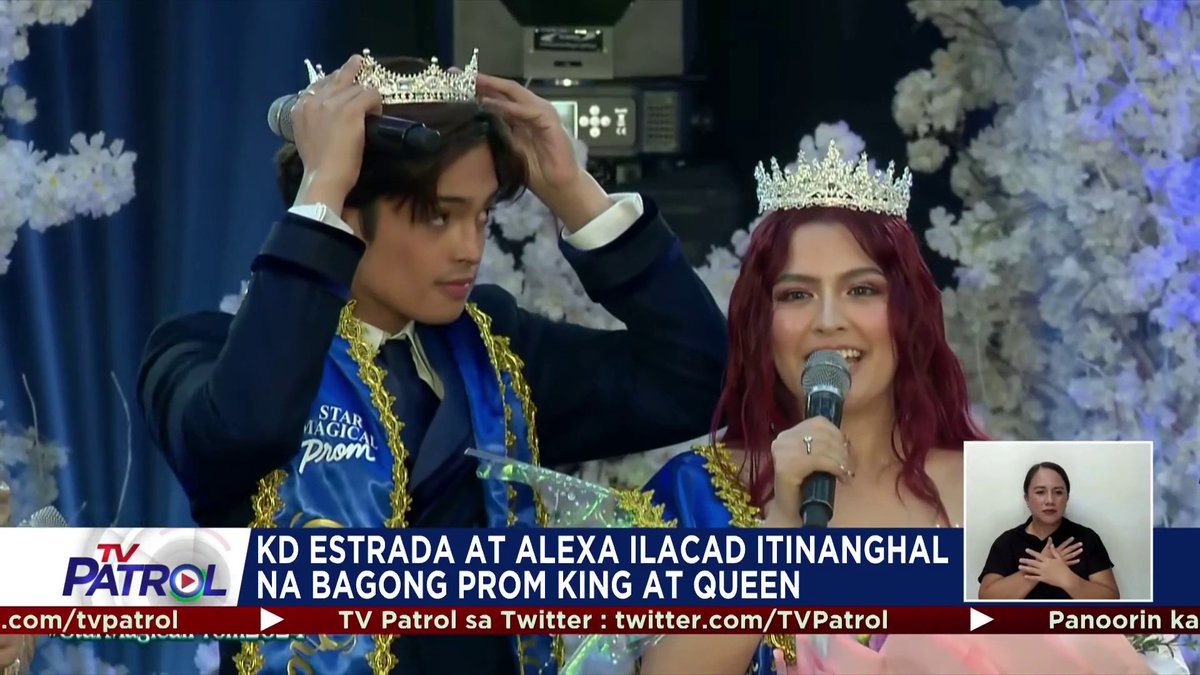 Itinanghal bilang prom king and queen sina KD Estrada at Alexa Ilacad sa #StarMagicalProm2024. #StarPatrol Basahin:
