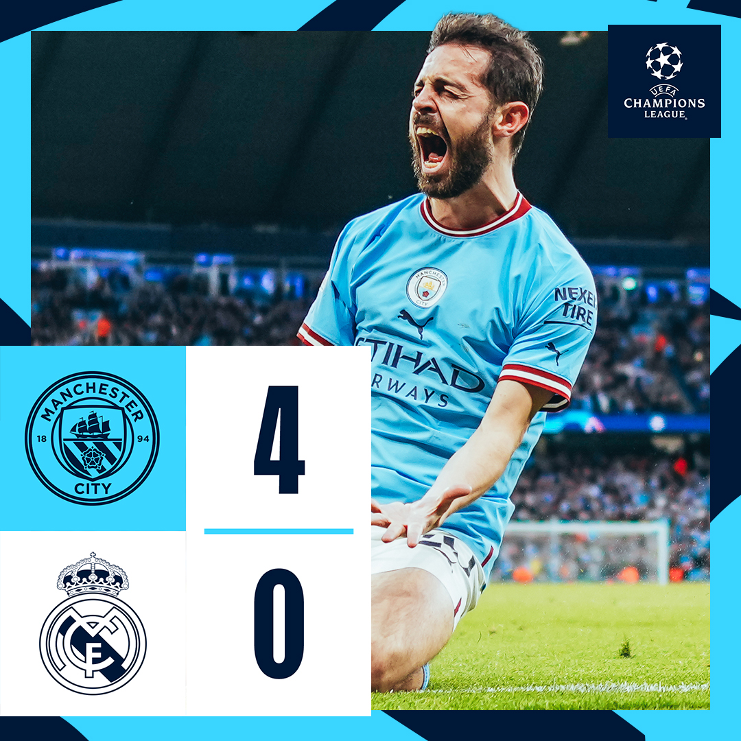 Highlights from THAT epic night at the Etihad against Real Madrid! 🏆✨
