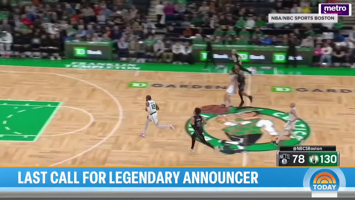 Mike Gorman has been the play-by-play announcer for the Boston Celtics for 43 years — but this season will be his last. He sits down with TODAY’s Harry Smith about the chance encounter that spurred his legendary career.
