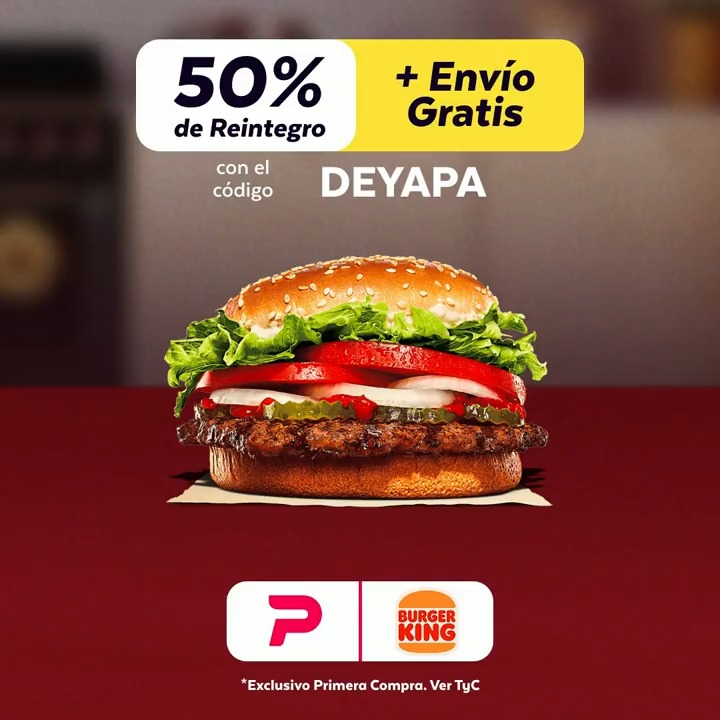 ¡Te devolvemos el 50% de tu compra!😱 Pide con el código DEYAPA y recibe tu pedido a mitad de precio + ENVÍO GRATIS (Solo nuevos usuarios)