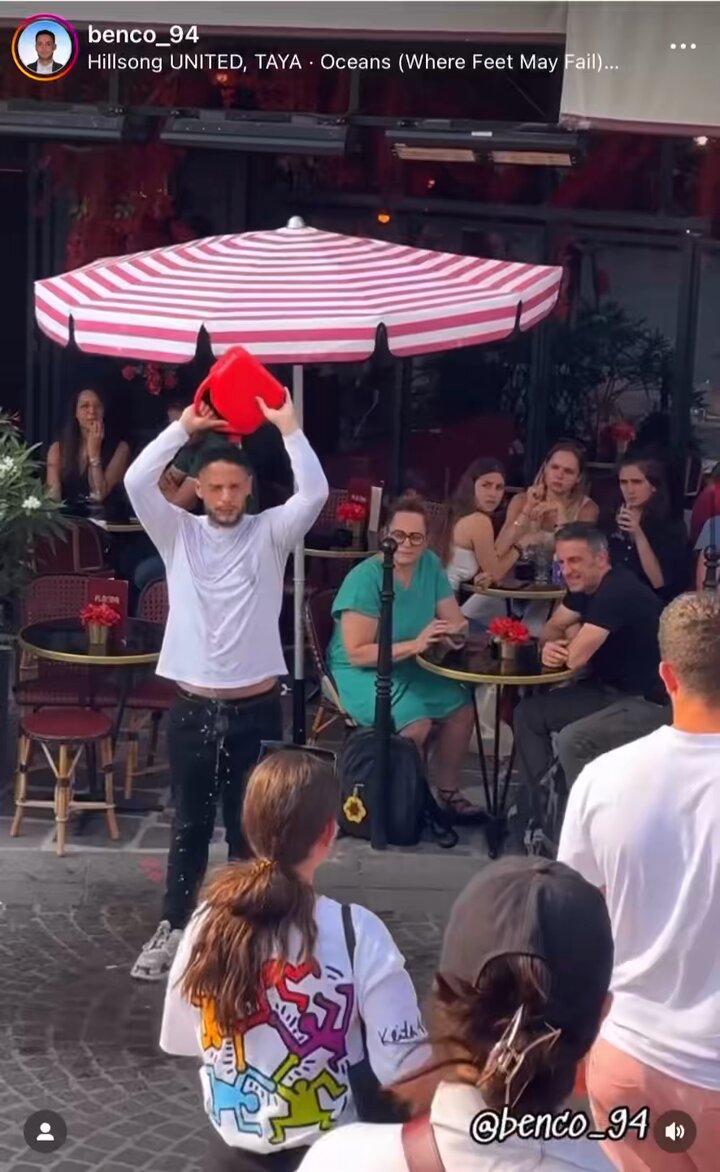 As a silent crowd watches a man seemingly commit suicide by setting himself on fire, a brave Orthodox #Jewish man risks his own life to save the stranger. This viral video by French performance artist Benco was a test of humanity. So many in the silent crowd failed, but the selfless man, later identified as Mendel Narboni, didn’t. This is Am Yisrael. This is why our love for life will always be stronger than their hate. This is why I will ALWAYS be proud of my #Jewish identity. #AmYisraelChai #ShabbatShalom #StandWithIsrael