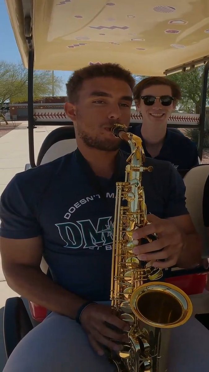 Did you know Harry Ford knows how to play saxophone? You can catch the Seattle Mariners prospect in #SpringBreakout at 4:10 PM ET on MLB digital platforms, MLB Network and ESPN+.