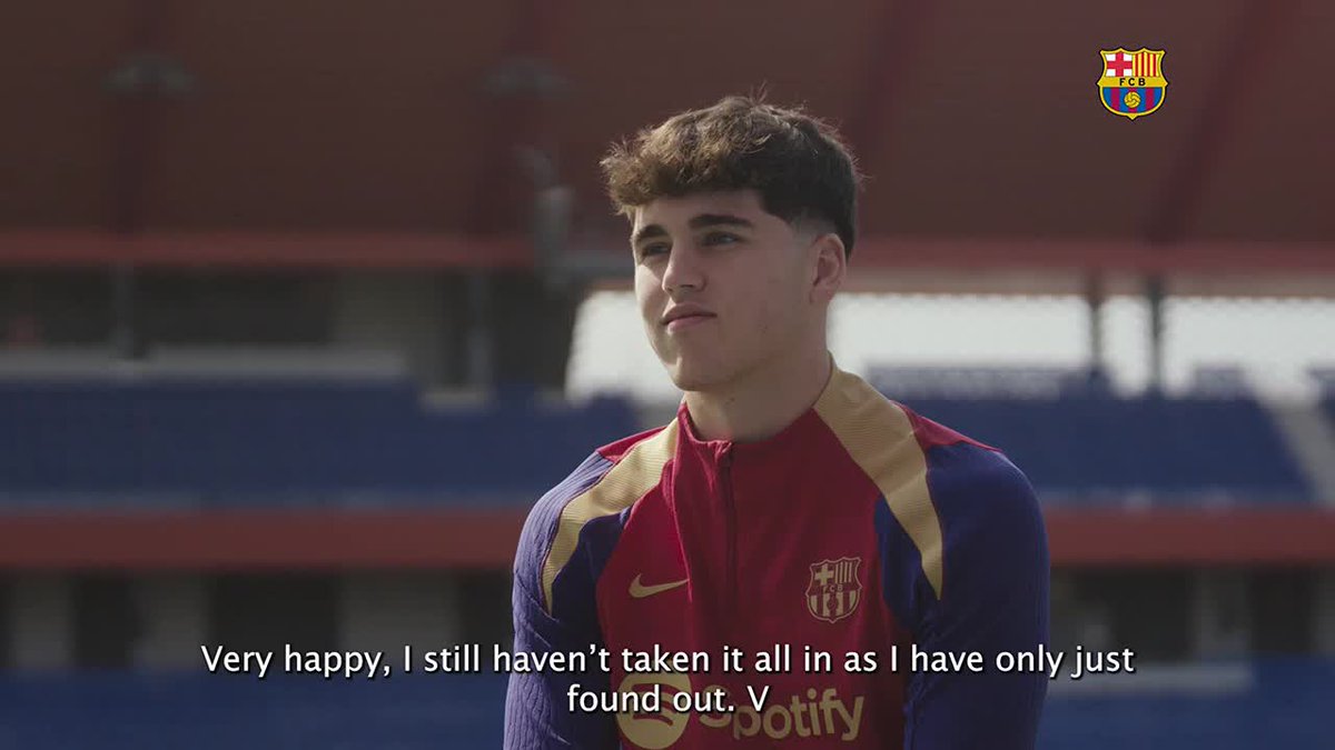 🎙️ Pau Cubarsí on his first call-up for the Spanish national team: