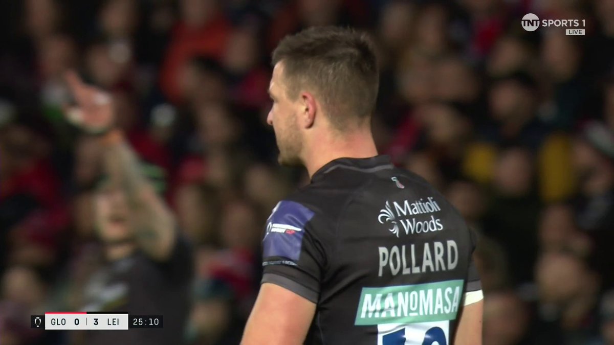 Two-time World Cup winner Handre Pollard gives Leicester the lead over Gloucester! 🙌 #PremRugbyCup