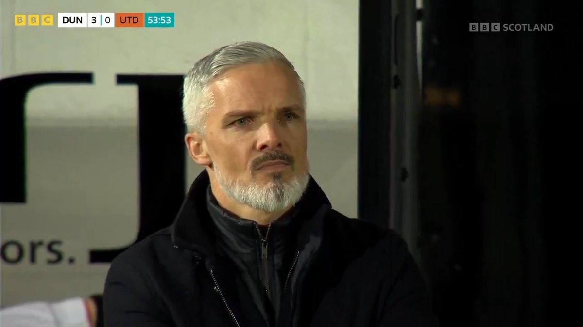 🗣️ "This is turning into an absolute thumping" Dunfermline 3-0 Dundee United The Scottish Championship leaders are being torn apart at East End Park 📺 Watch on BBC Scotland #BBCFootball